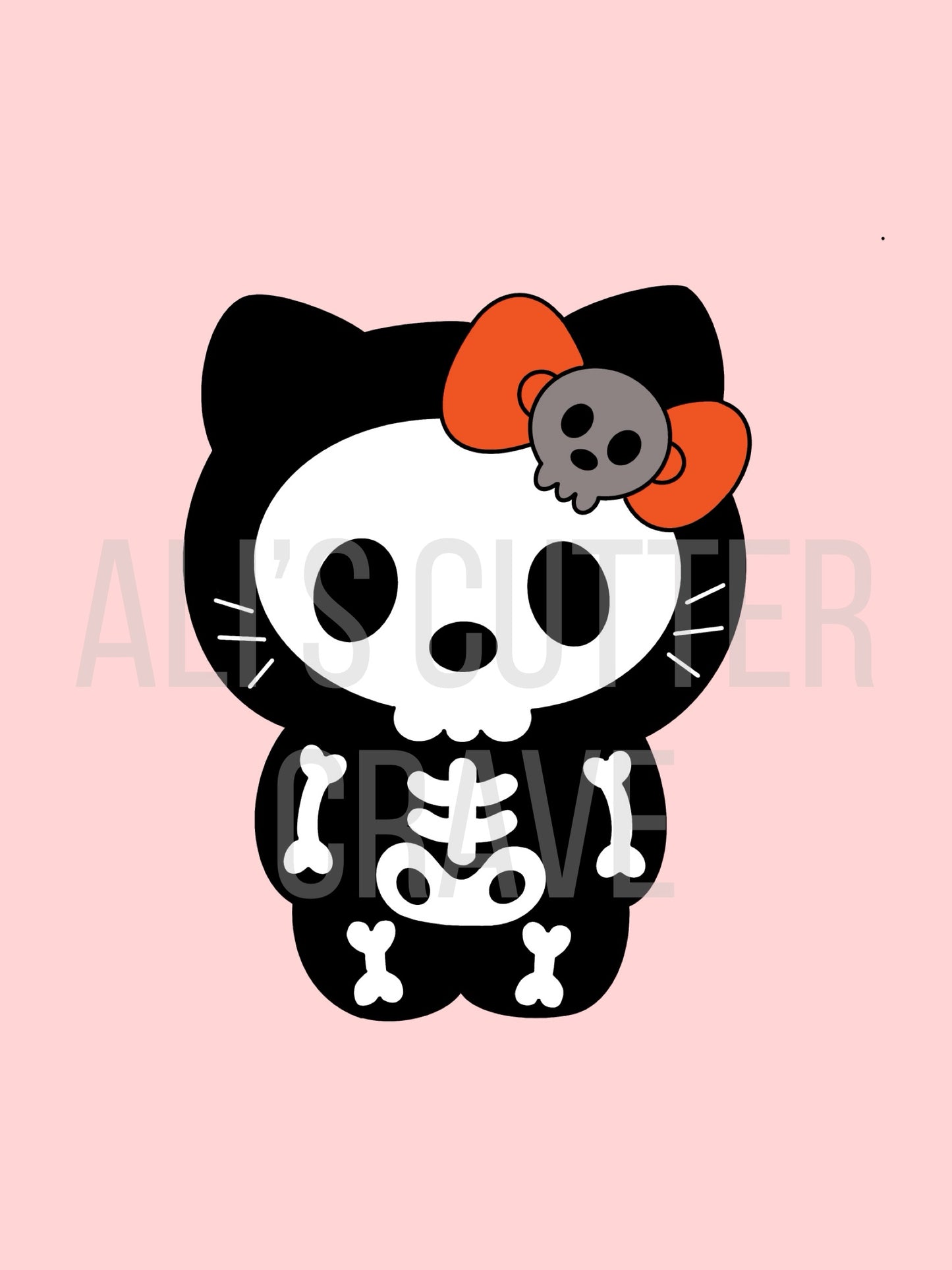 Hello Kitty Skeleton
